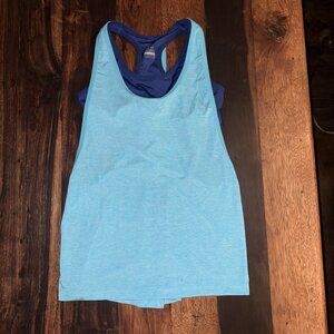 Nike 2-in-1 Pro Inside Loose Tank Top – Women’s Small – Teal Blue